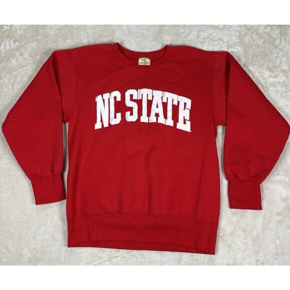 VTG The Game NC State Wolfpack NCAA Red Pullover Sweatshirt Size Small USA - Picture 1 of 7